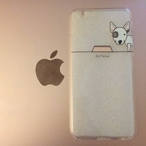 iPhone 6/6s cute clear case/protector puppy love
